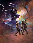 Frank Frazetta Darkness at Time's Edge painting